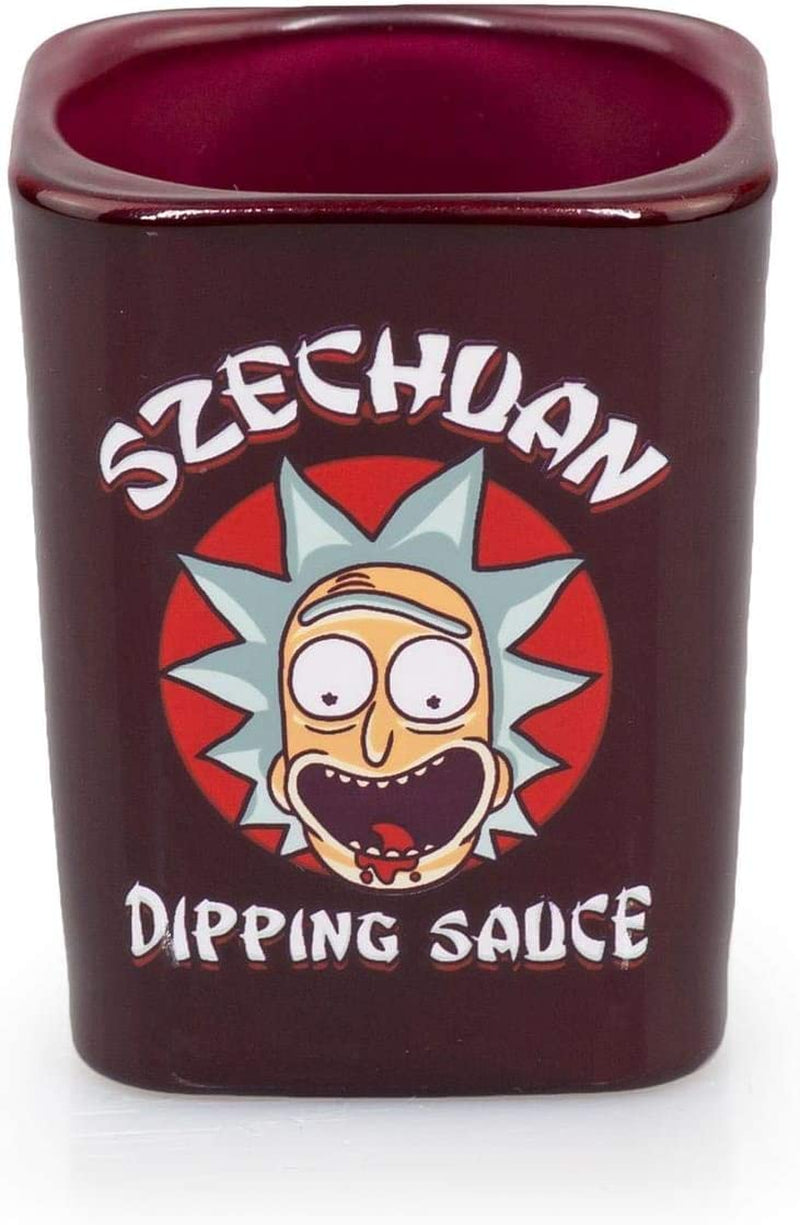 Rick and Morty Szechuan Dipping Sauce Shot Glass - Novelty Collectible Drinking Glasses - Unique Gift for Birthdays, Holidays, House Warming Parties Home & Garden > Kitchen & Dining > Barware Just Funky   