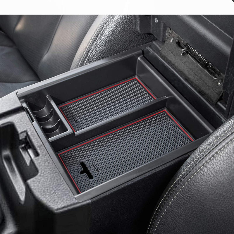 JDMCAR Compatible with Center Console Organizer 2023 Toyota Tacoma Accessories 2022 2021 2020 2019 2018 2017 2016, Tacoma Insert ABS Black Material Tray Sporting Goods > Outdoor Recreation > Winter Sports & Activities JDMCAR red  