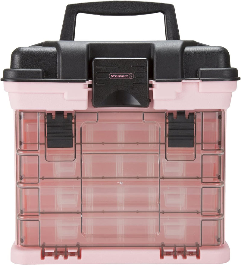 Pink Tool Box – Durable Tackle Box Organizer & Creative 1354-83 Options Grab'N'Go Rack System, Small, Magenta Sporting Goods > Outdoor Recreation > Fishing > Fishing Tackle Stalwart   