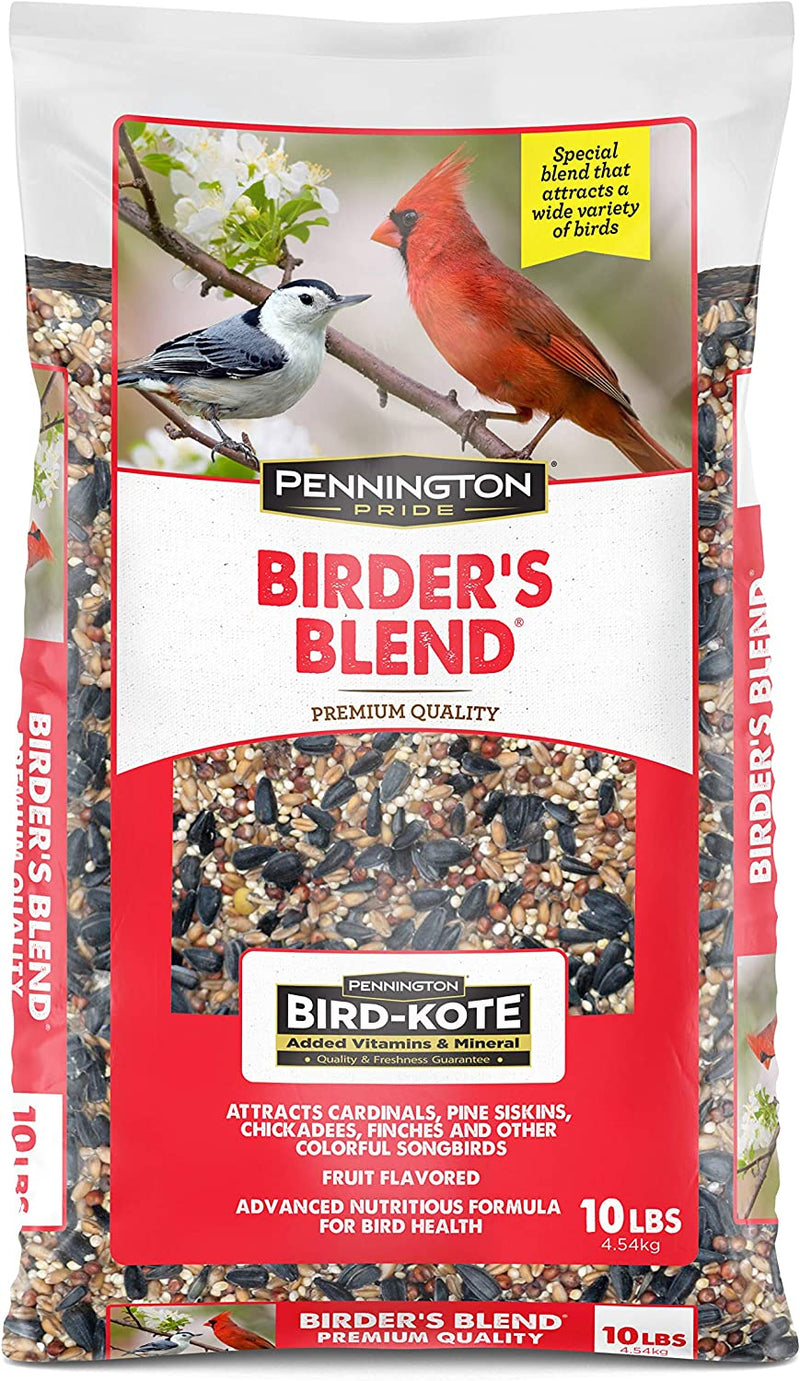 Pennington Pride Waste Free Blend Wild Bird Seed, 10 Lb Animals & Pet Supplies > Pet Supplies > Bird Supplies > Bird Food Central Garden & Pet Birder's Blend  