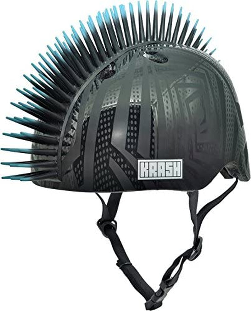 Krash! Youth 8+ Mohawk Helmets Sporting Goods > Outdoor Recreation > Cycling > Cycling Apparel & Accessories > Bicycle Helmets C-Preme Black Gator  
