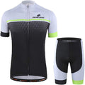 ZEROBIKE Men'S Short Sleeve Cycling Jersey Set Breathable Quick Dry 3D Padded Bicycle Shorts MTB Bike Clothing Sporting Goods > Outdoor Recreation > Cycling > Cycling Apparel & Accessories ZEROBIKE New Type 2 Medium 