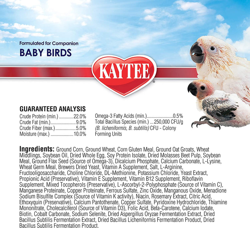 Kaytee Exact Hand Feeding Pet Bird Baby Food for Parrots, Parakeets, Lovebirds, Cockatiels, Conures, Cockatoos, and Macaws, 5 Pound Animals & Pet Supplies > Pet Supplies > Bird Supplies > Bird Food Kaytee   