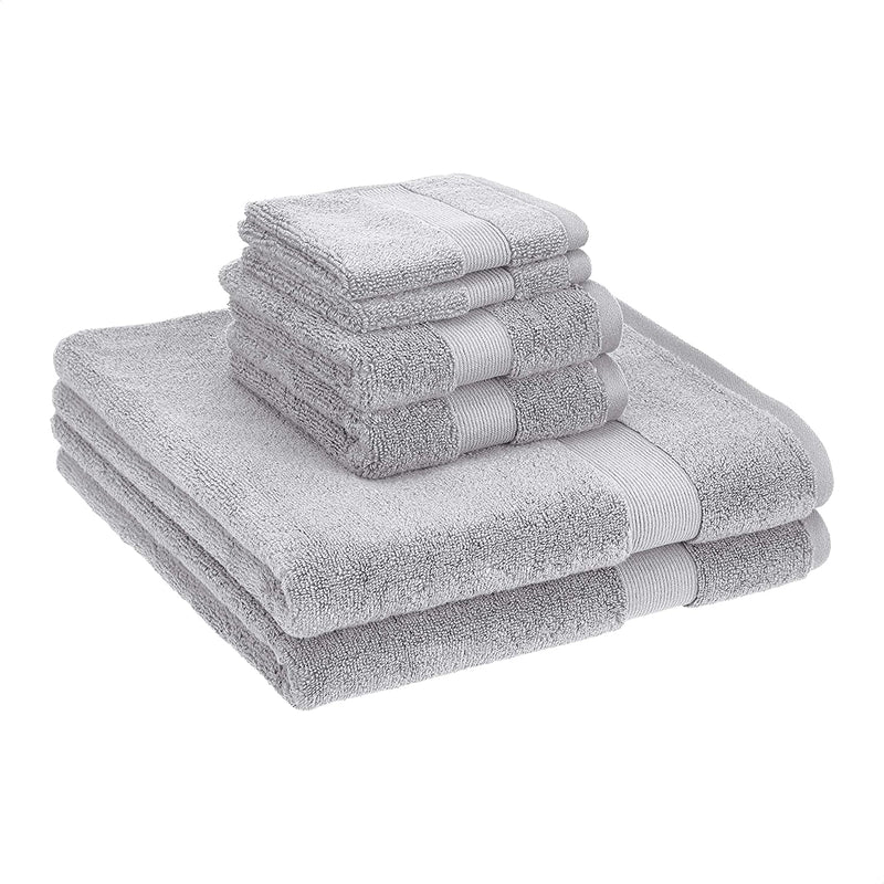 Dual Performance Towel Set - 6-Piece Set, Light Blue Home & Garden > Linens & Bedding > Towels KOL DEALS Warm Stone 6-Piece Towel Set 