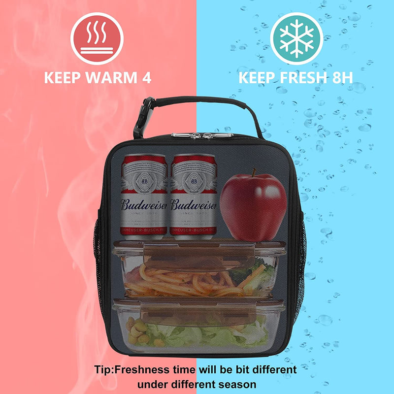 Ccidea Lunch Box for Men Women Adults, Portable Insulated Lunch Bag for Office Work School, Reusable Zippered Bento Lunch Box for Kids (Black) Home & Garden > Lighting > Lighting Fixtures > Chandeliers CCidea   