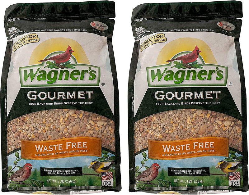 Wagner'S 82056 Gourmet Waste Free Wild Bird Food, 5-Pound Bag Animals & Pet Supplies > Pet Supplies > Bird Supplies > Bird Food Wagner's 2-Pack Bird Food 