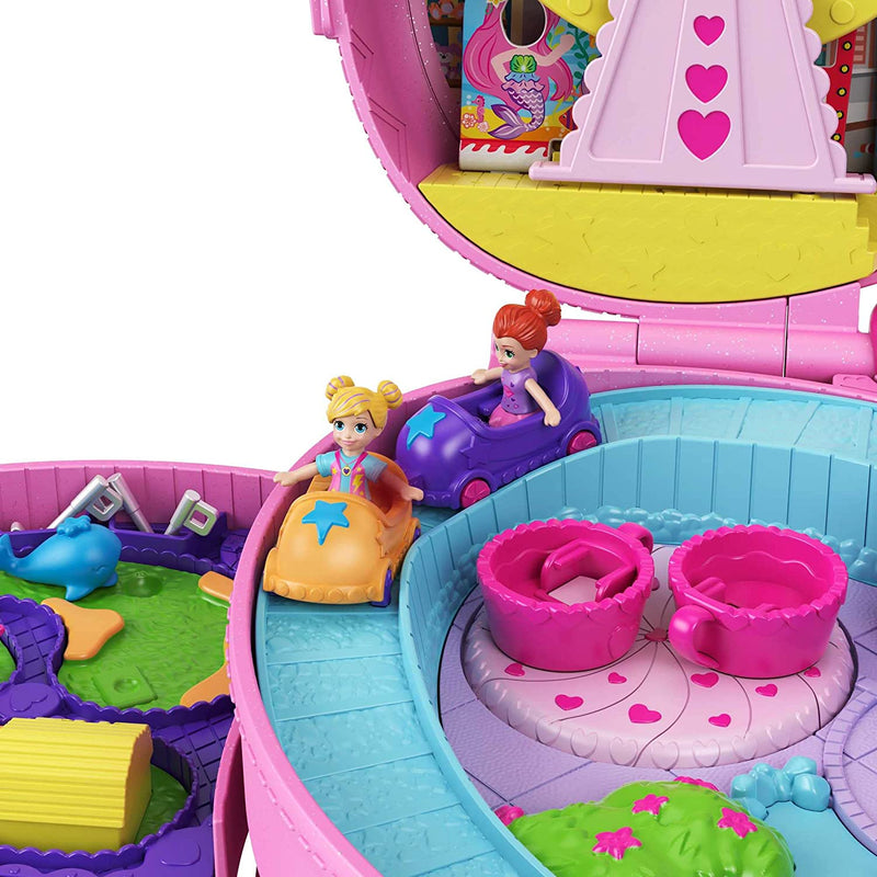 Polly Pocket Travel Toys, Backpack Compact Playset with 2 Micro Dolls and Accessories, Theme Park with Activities Sporting Goods > Outdoor Recreation > Winter Sports & Activities Mattel   