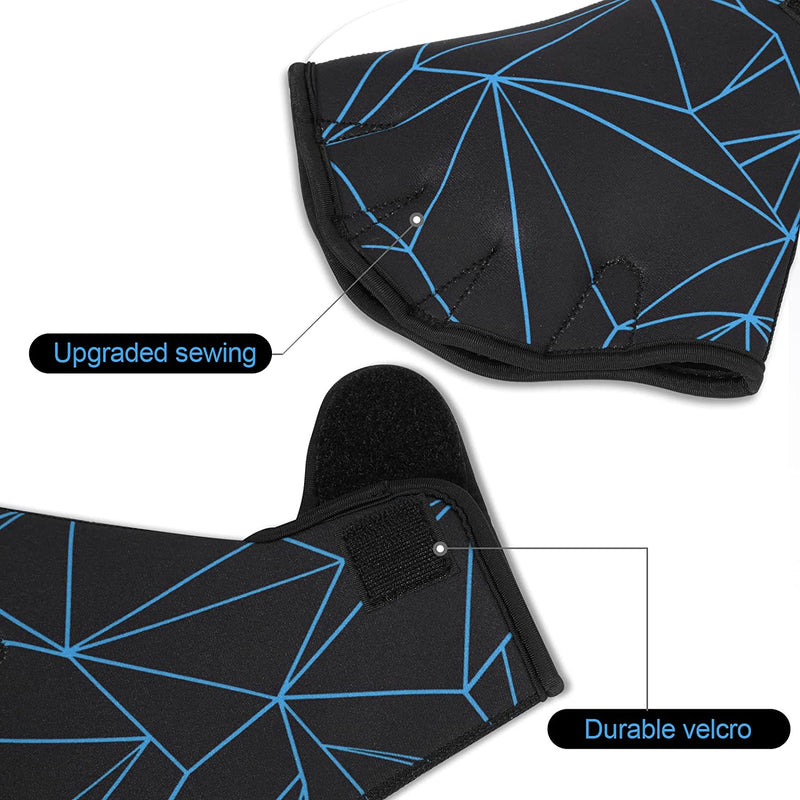 TAGVO Swimming Aquatic Gloves, Aquatic Gloves for Helping Upper Body Resistance, Webbed Swim Gloves Well Stitching, No Fading, Sizes for Men Women Adult Children Aqua Therapy, Pool Fitness Sporting Goods > Outdoor Recreation > Boating & Water Sports > Swimming > Swim Gloves TAGVO   
