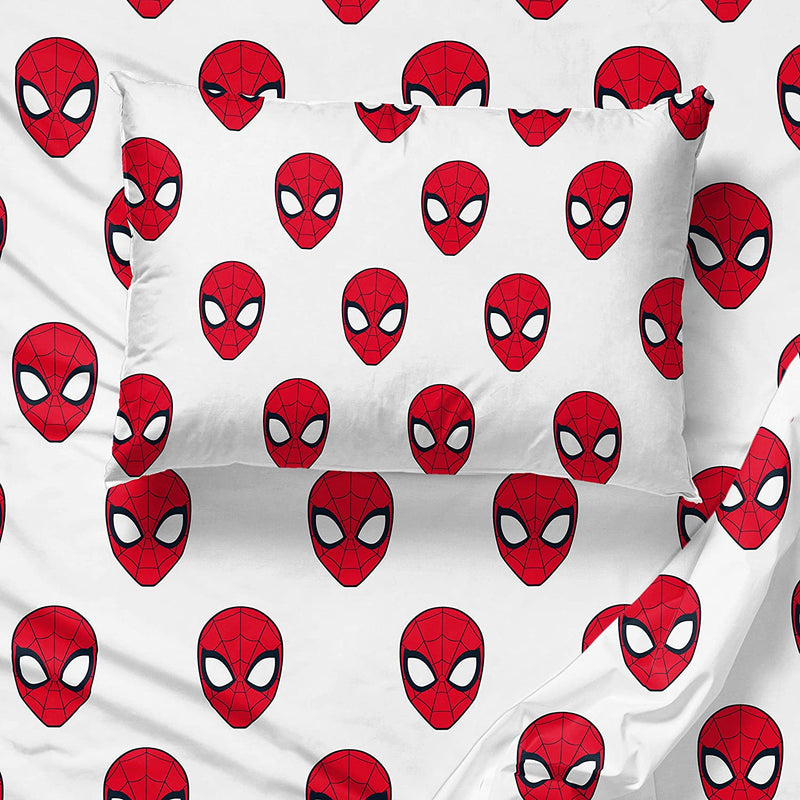 Jay Franco Marvel Spiderman Spidey Daze 4 Piece Twin Bed Set - Includes Reversible Comforter & Sheet Set Bedding - Super Soft Fade Resistant Microfiber (Official Marvel Product) Home & Garden > Linens & Bedding > Bedding Jay Franco   