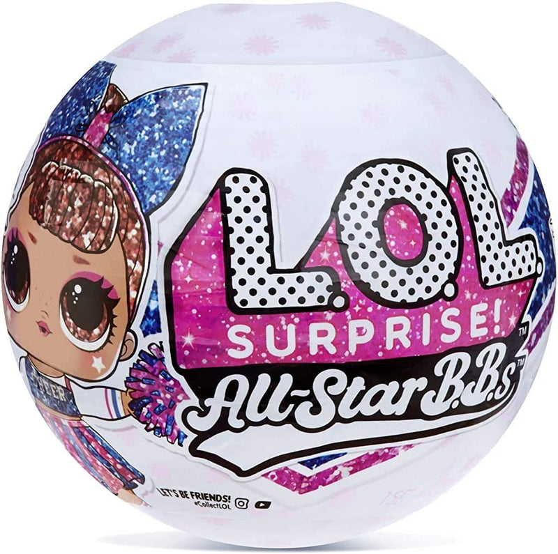 LOL Surprise All-Star BBS Sports Series 2 Cheer Team Sparkly Dolls with 8 Surprises Including Doll, Trading Card, Bottle, Pompom, Shoes, Cheer Uniform, Secret Message, Accessories | Ages 4-15 Sporting Goods > Outdoor Recreation > Winter Sports & Activities MGA Entertainment   
