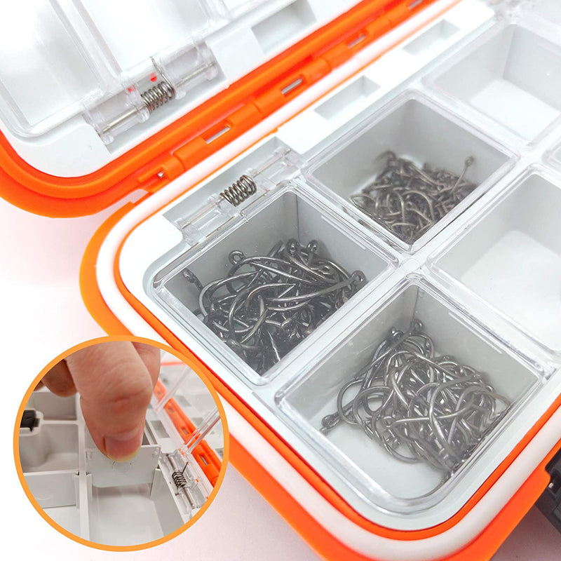Fishing Tackle Bait Storage Boxes, Waterproof Portable Double-Sided Lure Hook Organizer, Mini Utility Lures Fishing Box Sporting Goods > Outdoor Recreation > Fishing > Fishing Tackle inheming   