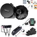 BAFANG BBS02 48V 750W Mid Drive Kit with Battery (Optional), 8Fun Bicycle Motor Kit with LCD Display & Chainring, Electric Brushless Bike Motor Motor Para Bicicleta for 68-73Mm BB Sporting Goods > Outdoor Recreation > Cycling > Bicycles BAFANG 800S Display 48T+52V 17.5Ah Rear Battery 