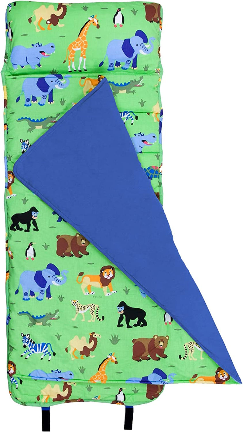 Wildkin Original Nap Mat with Reusable Pillow for Boys & Girls, Perfect for Elementary Sleeping Mat, Features Hook & Loop Fastener, Cotton Blend Materials Nap Mat for Kids (Trains, Planes, and Trucks) Sporting Goods > Outdoor Recreation > Fishing > Fishing Rods Wildkin Wild Animals  