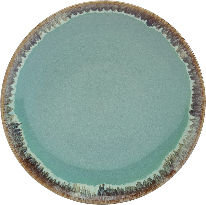 Tabletops Gallery Tuscan Reactive Glaze Stoneware- Dining Entertainment Plate Bowl Ceramic, 12 Piece Tuscan Dinnerware Set (Blue, Green, and Brown) Home & Garden > Kitchen & Dining > Tableware > Dinnerware Tabletops Gallery Timeless Designs Since 1983   
