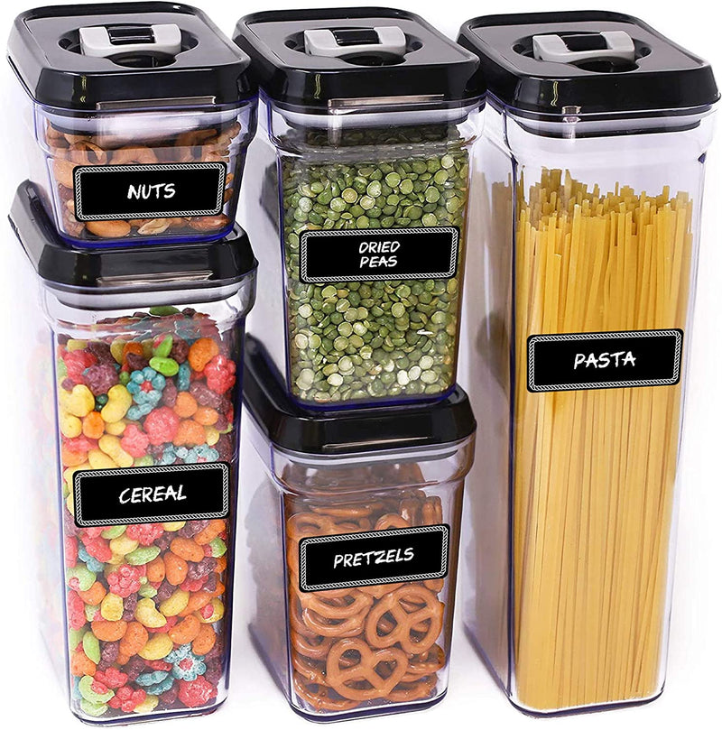 Lovable Labels Pre-Printed Chalkboard Pantry Labels - 288 Dishwasher Safe Pantry Container Labels Help Keep Your Pantry Storage Bins Containers Jars Bottles Canisters Organized (Rope Design) Home & Garden > Decor > Decorative Jars Lovable Labels   