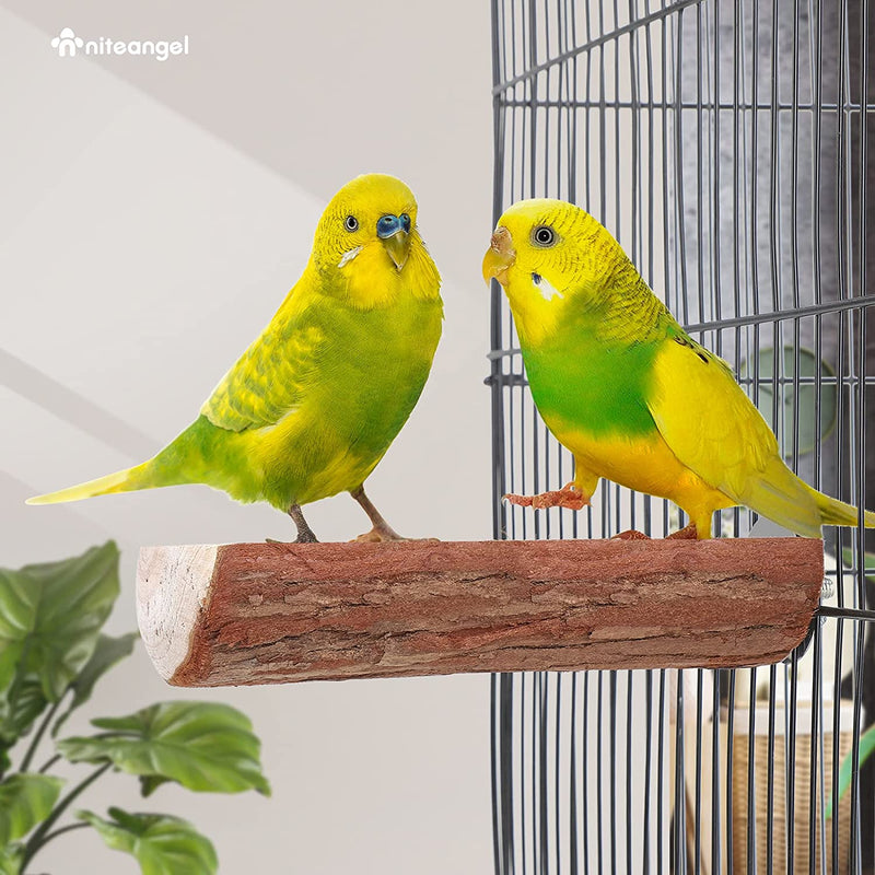 Niteangel Parrot Cage Perch, Wooden Platform for Birds (2 Packs) Animals & Pet Supplies > Pet Supplies > Bird Supplies Niteangel   
