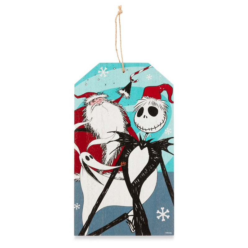 Disney, the Nightmare before Christmas, Gift Tag Shaped Hanging Sign 2 Pack, Jack Skellington with Zero, and Jack with Sally, 11 Inches Tall, MDF, Multi-Color, Wall Decoration Home & Garden > Decor > Seasonal & Holiday Decorations& Garden > Decor > Seasonal & Holiday Decorations GRUPO RUZ SA DE CV   