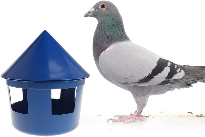 Youngy Pigeon Feeder House Design Cover Feeding Food Dispenser Sand Case Multi Functional Pet Birds Parrot Container Supplies Plastic Dustptoof Animals & Pet Supplies > Pet Supplies > Bird Supplies > Bird Cage Accessories > Bird Cage Food & Water Dishes Youngy   