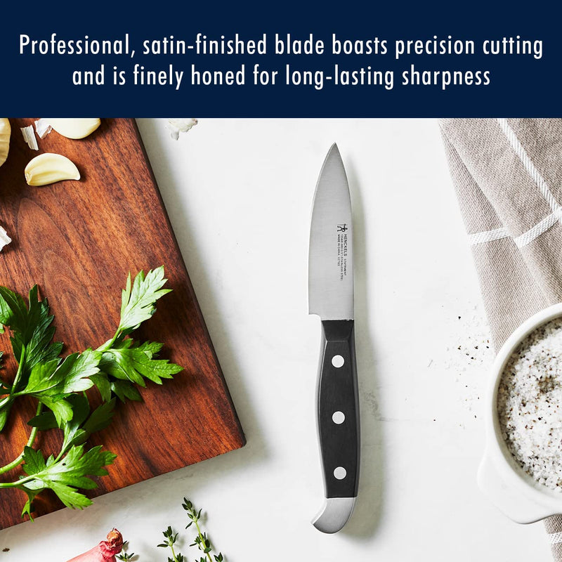 HENCKELS Premium Quality 15-Piece Knife Set with Block, Razor-Sharp, German Engineered Knife Informed by over 100 Years of Masterful Knife Making, Lightweight and Strong, Dishwasher Safe Home & Garden > Kitchen & Dining > Kitchen Tools & Utensils > Kitchen Knives Henckels   