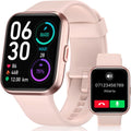 Smart Watches for Women [Answer/Make Clear Call] Fitness Tracker with 24H Accurate Health Monitor, 60 Sports with 5ATM Waterproof, 1.69'Touch Screen, for Iphone Ios Andriod, Pink Sporting Goods > Outdoor Recreation > Winter Sports & Activities aeac Pink  