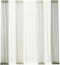 Ling'S Moment Ribbon Backdrop Curtains 50% Transparency 10Ft X 10Ft Chiffon like Fabric for Wedding Arch Ceremony Reception Decoration - Chic Dusty Rose Home & Garden > Decor > Window Treatments > Curtains & Drapes Ling's Moment Milky Green and Campsite 10ft x 10ft 