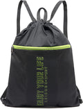 Mairle Light Weight Yoga Gym Sack Drawstring Bag Sports Backpack Outdoor Daypack for Men & Women Home & Garden > Household Supplies > Storage & Organization Mairle Grey  