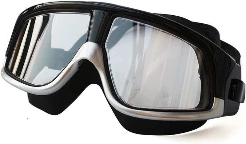 BIENKA N/A Glasses Large Frame Anti-Fog for Men Women Swimming Goggles Swim Eyewear Goggles Sporting Goods > Outdoor Recreation > Cycling > Cycling Apparel & Accessories BIENKA   