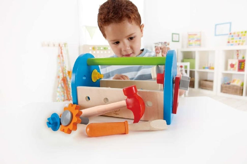 Hape Fix It Kid'S Wooden Tool Box and Accessory Play Set
