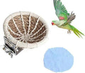 Bird Breeding Nest Bed Hut Toy with Warm Comfortable Mat Cotton Weave Hemp Rope Hatching Hut Cave Cage Accessories for Parakeet Conure Cockatiel Canary Finch Lovebird Budgie (A: Cotton) Animals & Pet Supplies > Pet Supplies > Bird Supplies > Bird Cages & Stands Litewoo B - Hemp  
