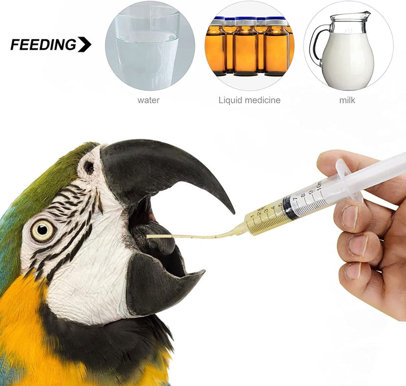 PDZZZD Bird Feeding Syringe Baby Bird Formula Feeding Tube Animals & Pet Supplies > Pet Supplies > Bird Supplies > Bird Cage Accessories > Bird Cage Food & Water Dishes PDZZZD   