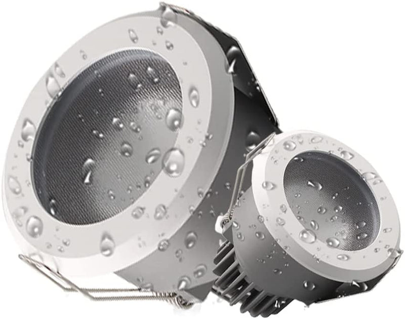 FAZRPIP IP65 Waterproof LED Downlight Set of 2,Baffle Trim,7W 12W Recessed LED Spot Light for Bathroom Kitchen Toilet Waterproof Lighting Anti-Glare COB Spotlights Home & Garden > Lighting > Flood & Spot Lights FAZRPIP 12w 6000K 