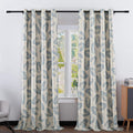 Leeva Blackout Curtains for Bedroom, Vivid Leaves Print Thermal Insulated Window Treatment Room Darkening Curtain Drapes for Living Room Studio, 2 Panels, 52X96, Green Home & Garden > Decor > Window Treatments > Curtains & Drapes Leeva A8 52x63 