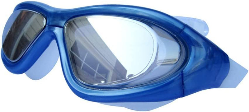 Qishi Super Big Frame No Press the Eye Swimming Goggles for Adult Sporting Goods > Outdoor Recreation > Boating & Water Sports > Swimming > Swim Goggles & Masks Qishi Blue  
