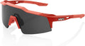 100% Speedcraft SL Sport Performance Sunglasses - Sport and Cycling Eyewear Sporting Goods > Outdoor Recreation > Cycling > Cycling Apparel & Accessories 100% Soft Tact Coral - Smoke Lens  