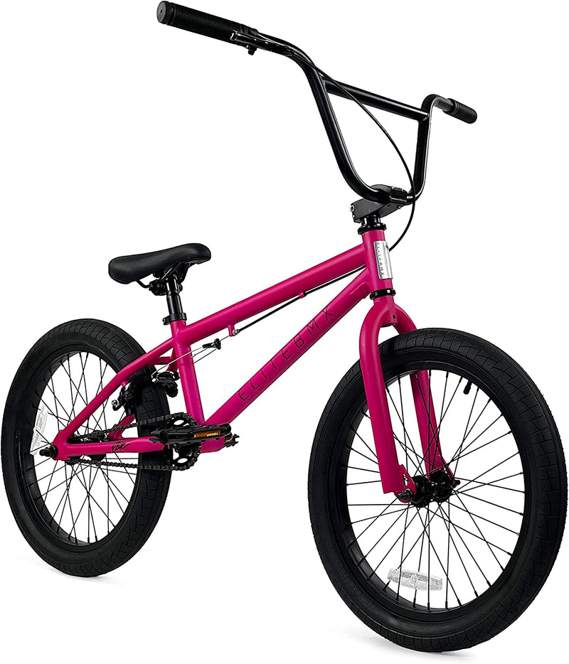 Elite BMX Bicycle 20” & 16" Freestyle Bike - Stealth and Peewee Model Sporting Goods > Outdoor Recreation > Cycling > Bicycles Elite Bicycles Pink 20" 