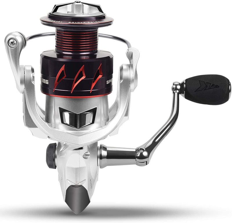 Kastking Spartacus II Fishing Reel - New Spinning Reel – Sealed Carbon Fiber 22Lbs Max Drag - 7+1 Stainless BB for Saltwater or Freshwater – Gladiator Inspired Design – Great Features Sporting Goods > Outdoor Recreation > Fishing > Fishing Reels Eposeidon   