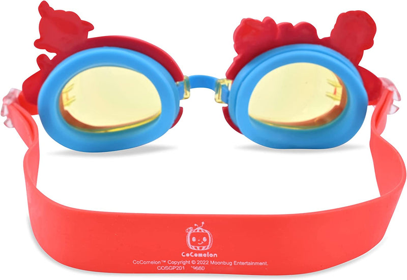 Cocomelon Kids Swim Goggles for Boys and Girls | Boys Swimming Goggles with Carrying Case