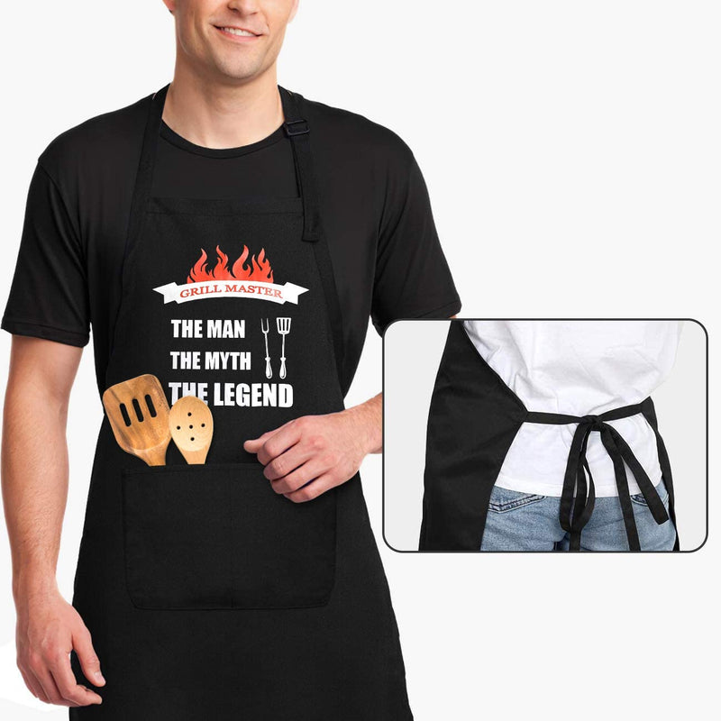 Funny Apron for Men, BBQ Aprons for Men, Grilling Aprons, Chef Cooking Apron, with Two Tool Pocket, Adjustable Neck Strap Waterproof and Oilproof Best for Grilling, Birthday Gifts for Dad, Mens Gifts. Home & Garden > Kitchen & Dining > Kitchen Tools & Utensils LYLPYHDP   