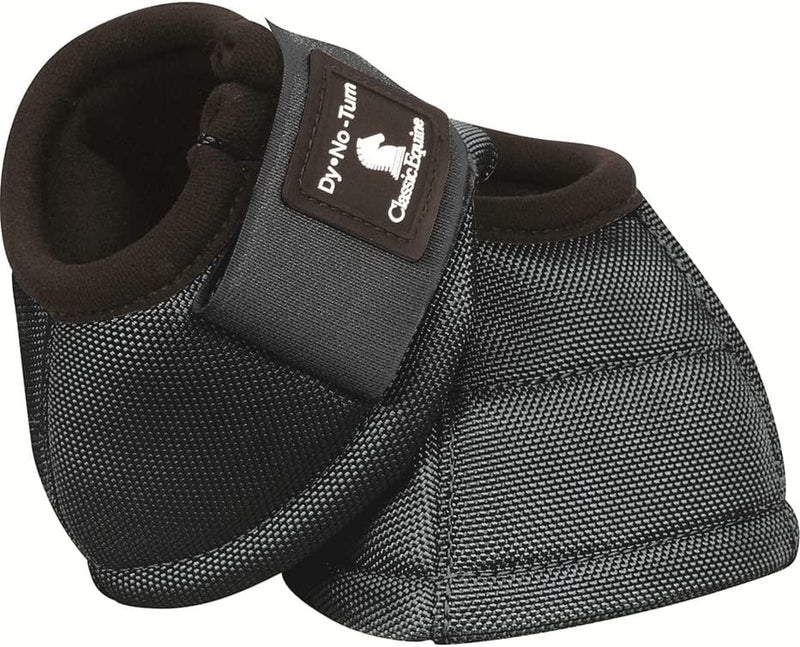 Classic Equine Dyno Turn Bell Boots Sporting Goods > Outdoor Recreation > Fishing > Fishing Rods CLASSIC ROPE COMPANY Black Large 