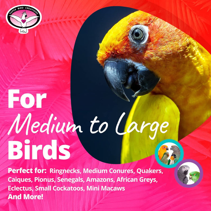 Super Bird Creations SB126 Fold-Away Shower Window Perch, Medium/Large Bird Size, 9.5” X 11” X 8” Animals & Pet Supplies > Pet Supplies > Bird Supplies Super Bird Creations   