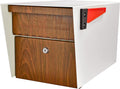 Mail Boss Curbside, Wood Grain 7510 Mail Manager Locking Security Mailbox , Black Sporting Goods > Outdoor Recreation > Fishing > Fishing Rods Mail Boss White Wood Grain  