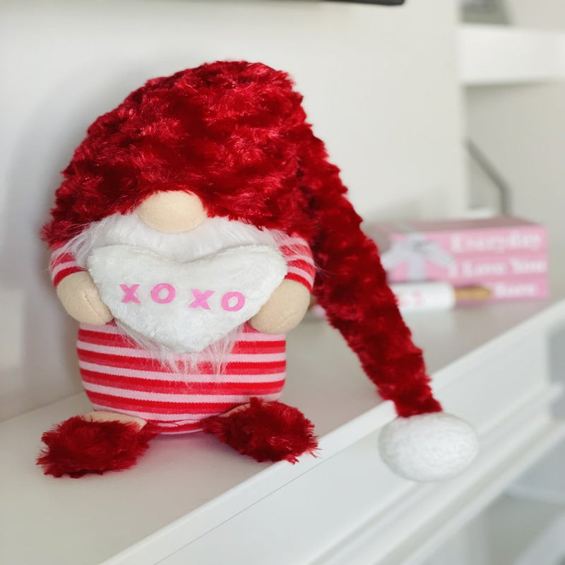 Madanar Valentine'S Day Sleepy Gnome Plush Swedish Decor for Tiered Tray Shelf Table Decorations Home & Garden > Decor > Seasonal & Holiday Decorations Madanar   