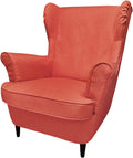CRIUSJA Chair Cover for IKEA Strandmon Armchair, Couch Cover for Living Room, Armchair Sofa Slipcover (8018-16, Armchair Cover) Home & Garden > Decor > Chair & Sofa Cushions CRIUSJA S-24  
