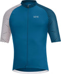 GORE WEAR Men'S Short Sleeve Cycling Jersey, C5, Sphere Blue/White Sporting Goods > Outdoor Recreation > Cycling > Cycling Apparel & Accessories Gore Bike Wear Sphere Blue/White Large 