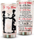 Mom Gifts from Daughters - 20Oz Stainless Steel Insulated Sunflower Mom Tumbler - Christmas, Valentine'S Day, Mom Birthday Gifts, Mothers Day Gifts from Daughter for Mom, New Mom, Bonus Mom Home & Garden > Kitchen & Dining > Tableware > Drinkware FamilyGater B Pastel Pink 2 1 Count (Pack of 1) 
