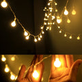 Dailyart Globe String Light,Led Starry Light Fairy Light for Wedding,Xmas Party (Warm White, Battery-Powered, 13Feet/4Meters) Home & Garden > Lighting > Light Ropes & Strings Dailyart Yellow  