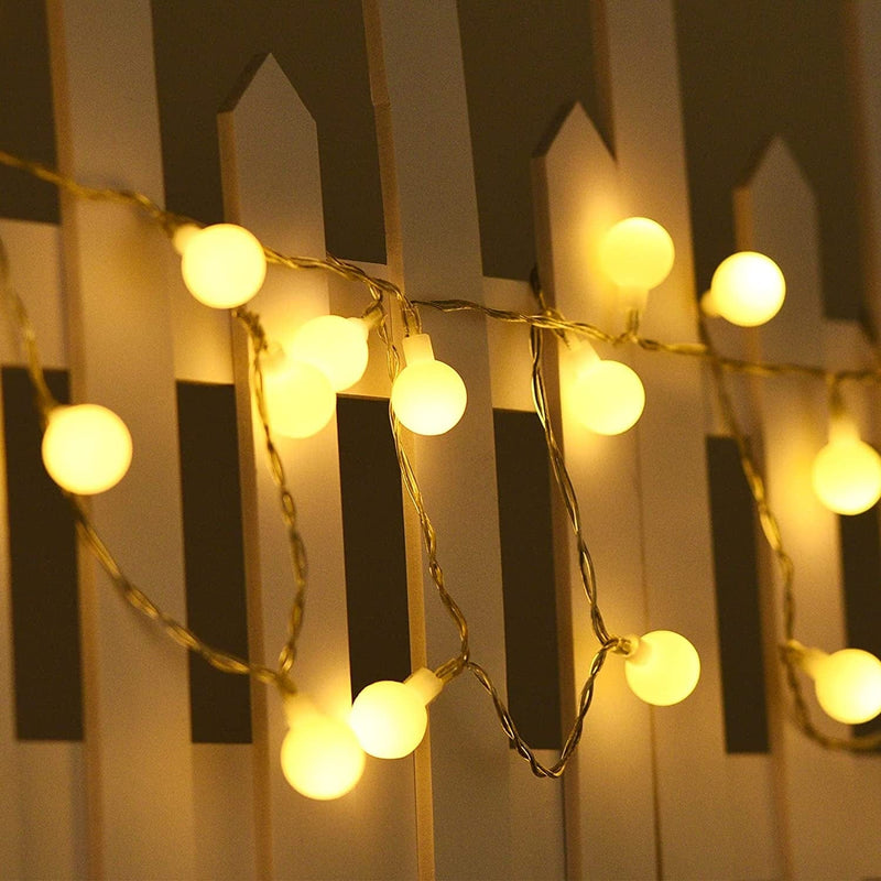 Dailyart Globe String Light,Led Starry Light Fairy Light for Wedding,Xmas Party (Warm White, Battery-Powered, 13Feet/4Meters) Home & Garden > Lighting > Light Ropes & Strings Dailyart 2300K Battery Operated  
