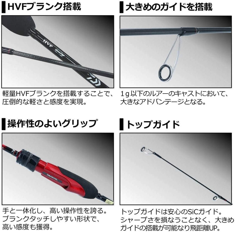 Daiwa Gekkabijin Ajing Rod Sporting Goods > Outdoor Recreation > Fishing > Fishing Rods ダイワ(DAIWA)   