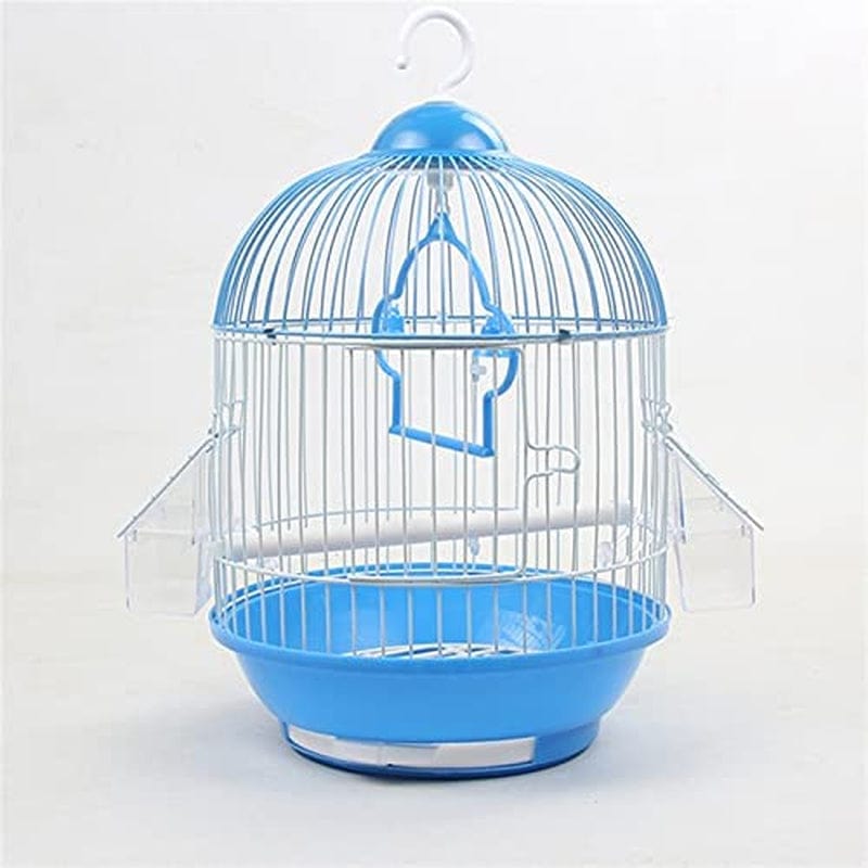 DAPERCI Bird Cage Bird Cage Small Birdcage round Tiger Skin Pearl Parrot Iron Metal Bird Cage Garden Accessories Outdoor Decoration House Outdoor Hanging Birdcages Decor Birdcages (Color : C) Animals & Pet Supplies > Pet Supplies > Bird Supplies > Bird Cages & Stands DAPERCI C  