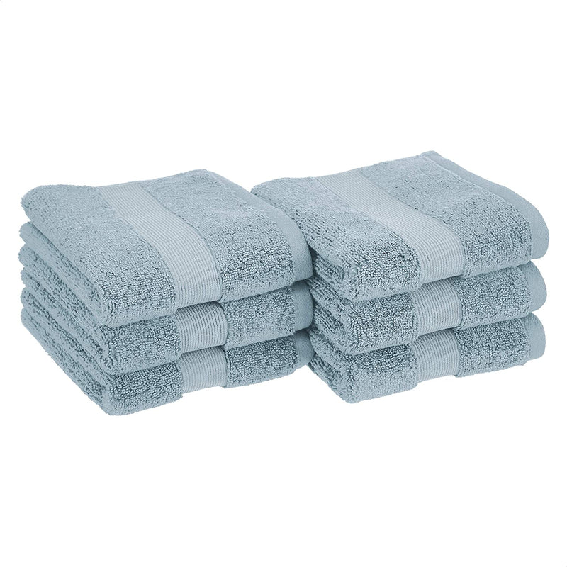 Dual Performance Towel Set - 6-Piece Set, Light Blue Home & Garden > Linens & Bedding > Towels KOL DEALS Tile Teal Hand Towels 